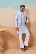 Load image into Gallery viewer, Sky Exclusive Wedding Wear Koti Kurta Pair with Mens Wear Clothsvilla