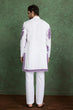 Load image into Gallery viewer, Purple Color Digital Printed Gents Kurta Pyjama Clothsvilla