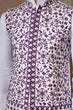 Load image into Gallery viewer, Classic White Mens Kurta Pajama with Stylish Purple Koti Clothsvilla