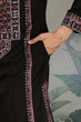 Load image into Gallery viewer, Designer Premium Embroidered Black Silk Kurta for Men Clothsvilla