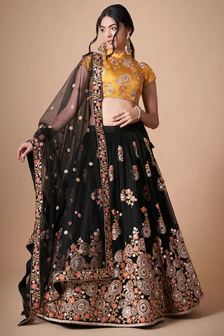 Mesmerizing Sequins Embroidered Lehenga Choli Designs Infusing Sparkle and Sophistication Clothsvilla