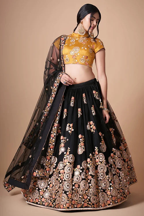 Mesmerizing Sequins Embroidered Lehenga Choli Designs Infusing Sparkle and Sophistication Clothsvilla Main image