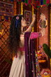 Load image into Gallery viewer, Navratri Special Beige Mirror Work Chaniya Choli Clothsvilla