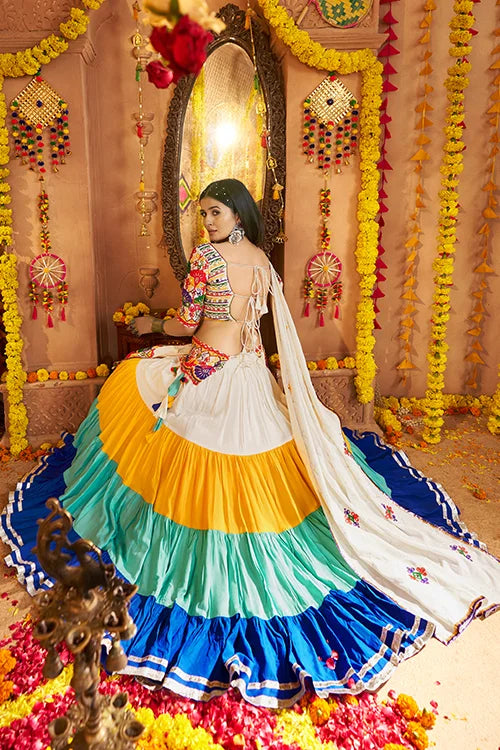 Multi Color Best Chaniya Choli for Navratri Clothsvilla