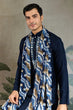 Load image into Gallery viewer, Elegant Navy Blue Mens Wear Kurta Set with Dupatta Clothsvilla