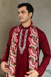 Load image into Gallery viewer, Designer Red Kurta with Dupatta for Festive Look Clothsvilla