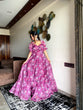 Load image into Gallery viewer, Mulberry Charm Exclusive Digital Printed Organza Silk Maxi ClothsVilla