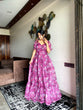 Load image into Gallery viewer, Mulberry Charm Exclusive Digital Printed Organza Silk Maxi ClothsVilla