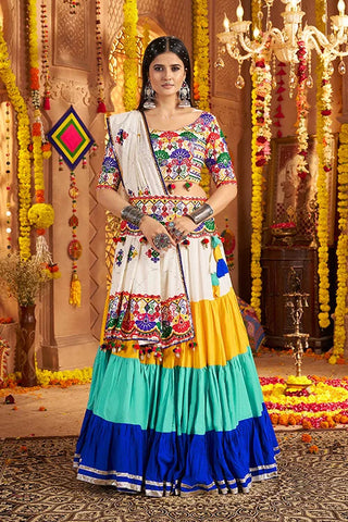 Multi Color Best Chaniya Choli for Navratri Clothsvilla