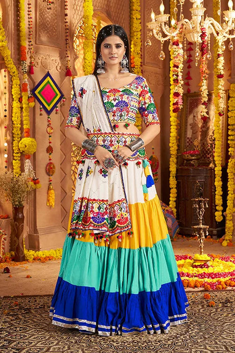 Multi Color Best Chaniya Choli for Navratri Clothsvilla Main image