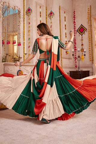 Multi Color Viscose Cotton Traditional Navratri Chaniya Choli Clothsvilla