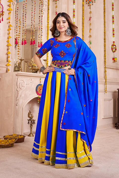 Navratri Function Multi Color Fancy Chaniya Choli Clothsvilla Main image