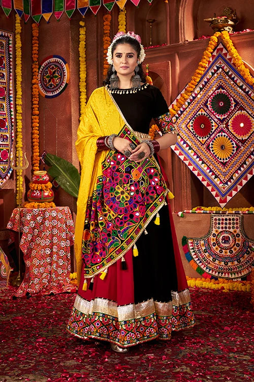Traditional Navratri Mirror Chaniya Choli for Women Clothsvilla