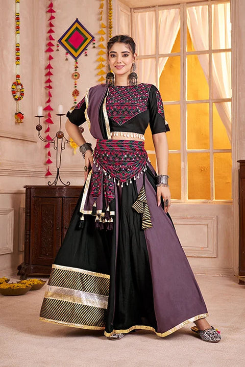 Premium Quality Multi Color Navratri Chaniya Choli Clothsvilla Main image
