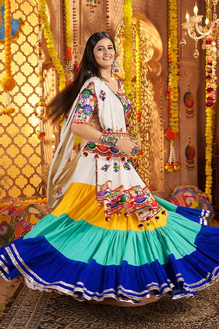 Multi Color Best Chaniya Choli for Navratri Clothsvilla