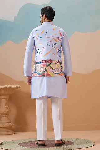 Sky Exclusive Wedding Wear Koti Kurta Pair with Mens Wear Clothsvilla