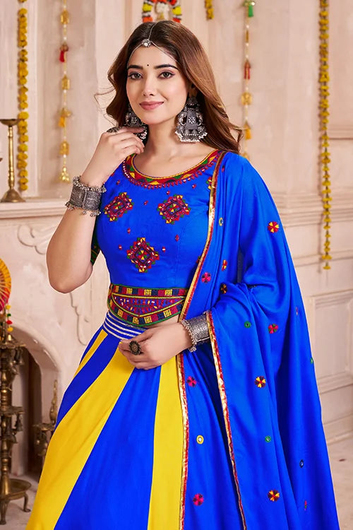 Navratri Function Multi Color Fancy Chaniya Choli Clothsvilla
