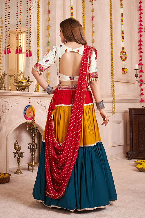 Classic Multi Color Chaniya Choli for Navratri Special Clothsvilla