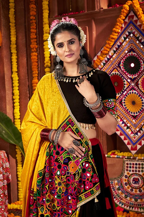 Traditional Navratri Mirror Chaniya Choli for Women Clothsvilla