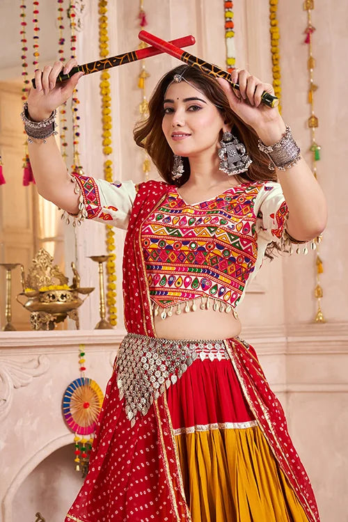 Classic Multi Color Chaniya Choli for Navratri Special Clothsvilla