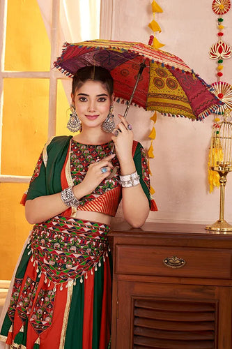 Gorgeous Multi Color Navratri Special Ghagra Choli Clothsvilla