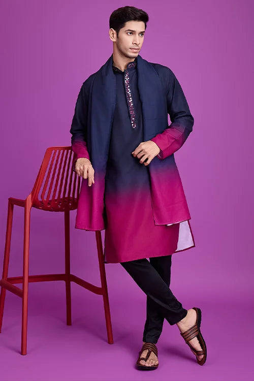 Elegant Men's Kurta for Navratri Festival and Dandiya Night Party Clothsvilla Main image