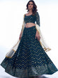Load image into Gallery viewer, Navy Blue Color Thread Work With Georgette Lehenga Choli |Wedding Wear Clothsvilla