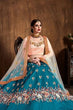 Load image into Gallery viewer, New Collection For Women Teal Blue Designer Lehenga Choli Clothsvilla