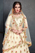 Load image into Gallery viewer, New Embroidery Lehenga Choli For Indian Wear Cream Color Clothsvilla