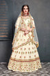 Load image into Gallery viewer, New Embroidery Lehenga Choli For Indian Wear Cream Color Clothsvilla
