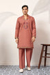 Load image into Gallery viewer, Elegant Royal V Style Orange Kurta Pant for Mens wear Clothsvilla