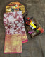 Exquisite Kanjivaram Silk Pink Saree with Zari Weaving Work ClothsVilla