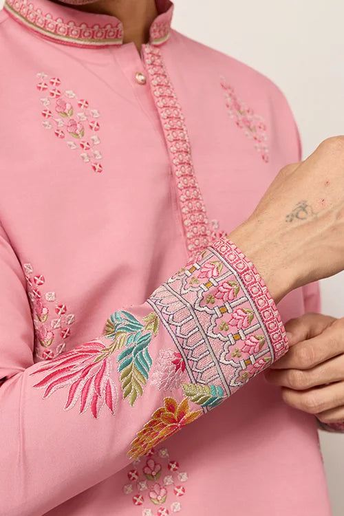 New Stylish Trendy Pink Color Kurta for Mens Wear Clothsvilla