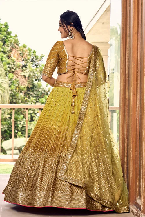 Party Wear Lehenga Choli Sequins Embroidery Work For Womens Clothsvilla