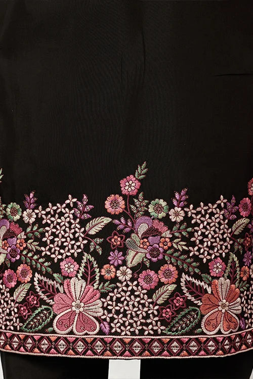 Festive Wear Premium Black Kurta Pant Set for Mens Clothsvilla