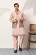 Load image into Gallery viewer, Royal Groom Ceremony Peach Koti Kurta Pair Mens Wear Clothsvilla