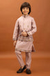 Load image into Gallery viewer, Classic Pink Koti Kurta Set for Kids 6-12 Yrs Clothsvilla