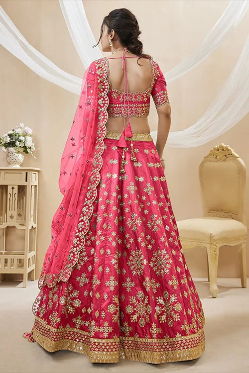 Beautiful Pink Traditional Embroidered Lehenga Choli – Shop Now Clothsvilla