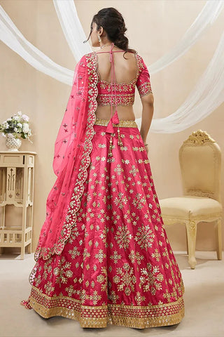 Beautiful Pink Traditional Embroidered Lehenga Choli – Shop Now Clothsvilla