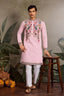 Pink Stylish Traditional Kurta for Mens Wear Clothsvilla