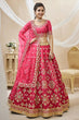 Load image into Gallery viewer, Beautiful Pink Traditional Embroidered Lehenga Choli – Shop Now Clothsvilla