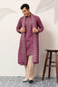 Trendy Pink Color Kurta with Dupatta for Mens Wear Clothsvilla