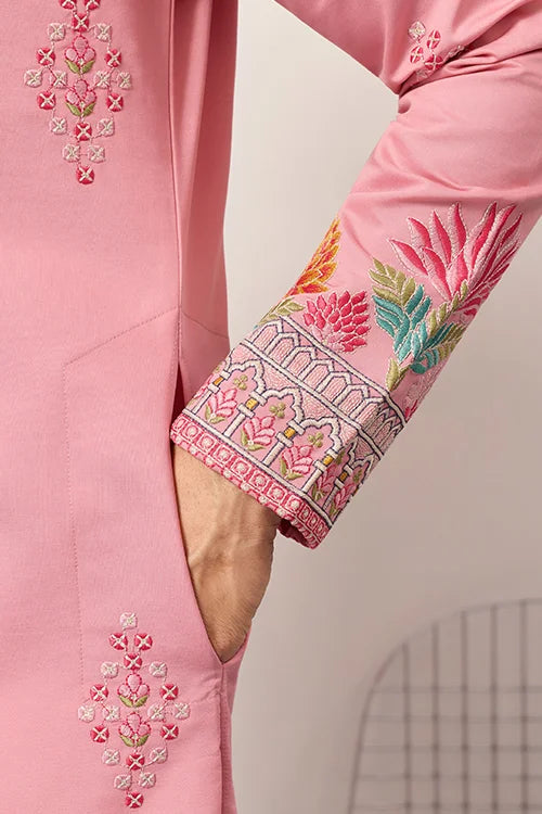 New Stylish Trendy Pink Color Kurta for Mens Wear Clothsvilla