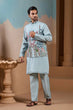 Load image into Gallery viewer, Unique Pista Color Koti Kurta Set for Men’s Style Clothsvilla