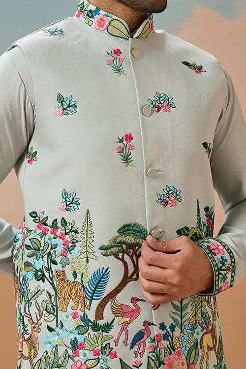 Trendy Royal Pista Ethnic Wear Koti Kurta Set for Men Clothsvilla