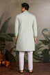 Load image into Gallery viewer, Pista Color Wedding Special Kurta Design for Mens Wear Clothsvilla