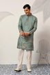 Load image into Gallery viewer, Stylish Pista Mens Wear Kurta for Wedding Occasions Clothsvilla