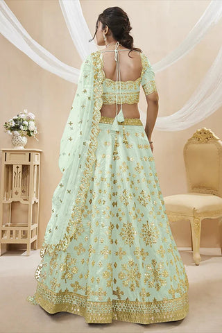 Pista Color Exclusive Designer Art Silk Ready to Wear Lehenga Choli Clothsvilla