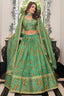 Pista Organza With Embroidery party Wear Lehenga Choli With Dupatta Clothsvilla