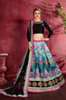 Load image into Gallery viewer, Printed Women Collection Lehenga Choli With Dupatta Black-Multi Colour Clothsvilla